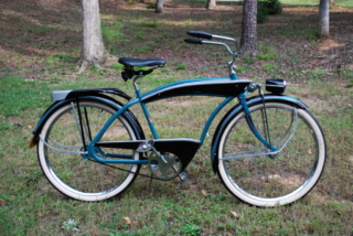 Prewar Bicycle Delta Rack Taillight Lens Elgin Colson Roadmaster Dayton &&