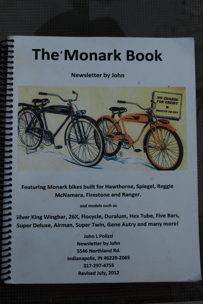 Monark Bicycle Serial Numbers