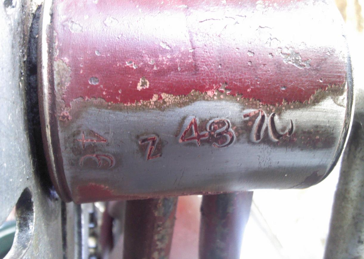 dunelt bicycle serial number chart