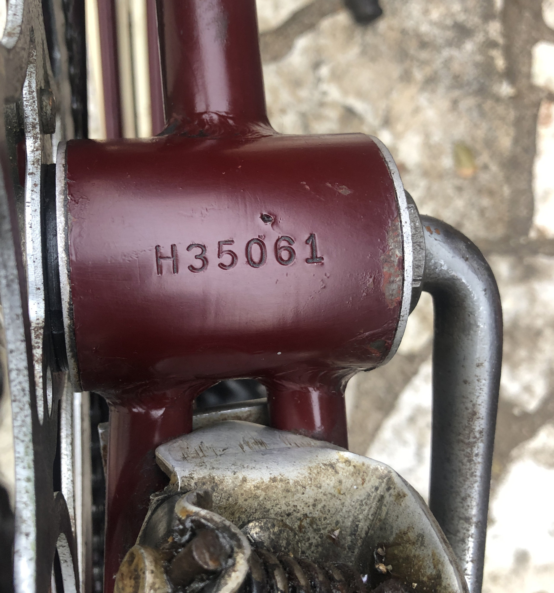 elgin bike serial number database